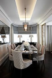 Boscolo Interior Design Mayfair Apartment Dining Room Table Chairs Mirror Cutlery Lights Inter Apartment Dining Room Luxury Dining Room Luxury Dining