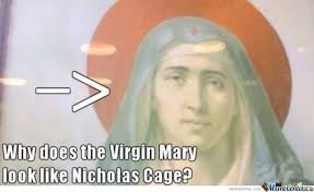 The Virgin Mary by r1396 - Meme Center