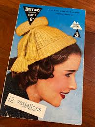 1950s Bestaway 12 Knitting Hat Patterns
