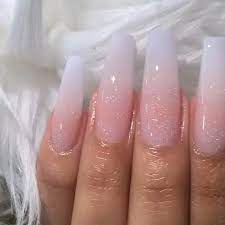 Clear tapered coffin ballerina nail tips false gel acrylic. Pin On Your Pinterest Likes