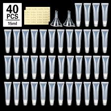 They more or less include a few hundred units of private label lip gloss, ingredient stickers and tubes in different sizes. 40pcs 15ml Empty Lip Gloss Tubes 2 Funnels 40 Stickers Walmart Com Walmart Com