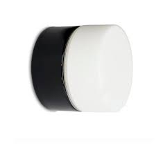 Plafonnier carolina salle de bain paulmann ip44 230v noir 66751. Applique Ou Plafonnier Salle De Bain Ip54 O10cm P8cm Etanche Porcelaine 017 Noir Blanc Zangra Luminaires Nedgis