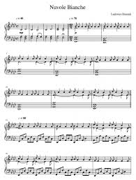 Die anzahl variiert je nach klavier. Ludovico Einaudi Nuvole Bianche Noten Fur Piano Kostenlos Downloaden Klavier Solo Sku Pso0004379