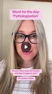 Word for today: Pathologisation , Pathologisation is the process of  labelling normal human experiences as medical or psychological disorders.  Women’s trauma is often pathologised by misdiagnosing…