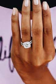 25 Gorgeous Engagement Rings To Get You Inspired A White Gold Double Band Engagemen Double Band Engagement Ring Wedding Rings Halo Beautiful Engagement Rings