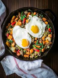 Simply brown it in a skillet on the stove or heat it in a microwave until it's at food safe temperature (165 degrees f or 70 degrees c). Spicy Bison Sweet Potato Skillet The Sophisticated Caveman