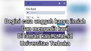 We did not find results for: Cara Unggah Karya Ilmiah Dan Mengeditnya Di Laman Karil Ut Ac Id Universitas Terbuka Youtube