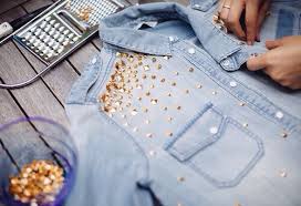 Decorating Denim Shirt Diy Fashion Projects Diy Fashion Diy Fashion Trends
