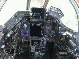 Sepecat Jaguar Cockpit Fighter Aircraft Flight Deck