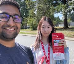 Team McKinnon is out in Coquitlam-Port Coquitlam knocking doors and hearing  your feedback. It's always nice to connect with you all, nothing stops us  from working hard for you 🇨🇦