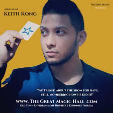 Dan Stapleton holds everyone spellbound with his performances in the rooms  of wonder at The Great Magic Hall located inside the Old Town entertainment  district