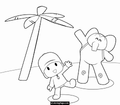 Pocoyo download and print coloring pages for children. Pocoyo Images Coloring Home