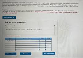 Solved Lance Brothers Enterprises acquired $500,000 of 2%