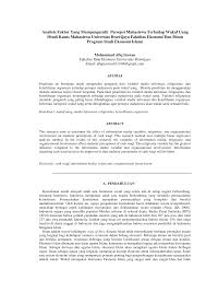 Abstrak merupakan bagian yang penting dalam setiap skripsi. Https Jimfeb Ub Ac Id Index Php Jimfeb Article Download 7110 6129