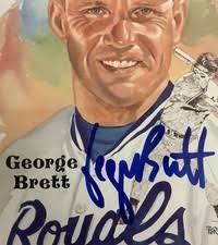 Kansas City Royals Baseball MLB Original Autographed Postcards for sale