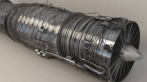 Aircraft Engine 3d Model Mb Fbx Aircraft Engine Aircraft Model