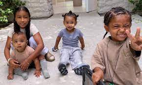 The west children are growing up fast! Kim Kardashian S Children Have Their Own Life Sized Village At 60million Mansion Hello