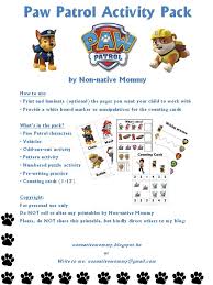 6th grade language arts worksheets. Paw Patrol The New Craze With Free Printable Non Native Mommy
