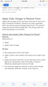 Using Apple Cider Vinegar To Reduce Fever Works Great