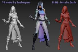 Blendernation collects the best free blender 3d model downloads from all across the blender community. Glow Fortnite Outfit Free 3d Model Best Of 3d Models
