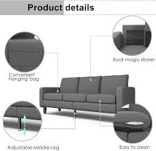 Sofas & loveseats for formal living rooms, family rooms, man caves, and playrooms, we have a huge selection of beautiful and beautifully crafted sofas. Buy Mecor 2 Piece Living Room Sofa Set Modern Linen Fabric Couch Furniture Upholstered 3 Seat Sofa Couch And Single Sofa Chair For Living Room Bedroom Office Apartment Dorm And Small Space