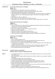 Learn how to clearly explain your on this page we have links to over 1000 various cv & resume examples that if used properly will show you how to explain yourself clearly, thereby. Maintenance Worker Resume Samples Velvet Jobs