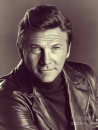 Steve Forrest, Vintage Actor Art Print