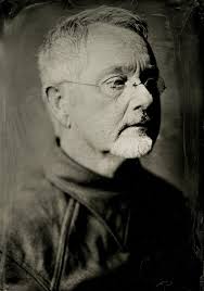 Vance's ambrotype portrait in natural light studio space