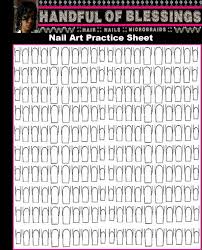 Printable Nail Art Practice Sheet Printable Nail Art Printable Nail Art Templates Printable Nail Art Practice Sheet