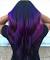 Dark Purple Highlights On Black Hair