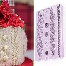 Cable knit mold silicone fondant cake mould decor chocolate sugarcraft tool.dr. Rustic Cable Knit Mould Silicone Mold Fondant Cake Decorating Tool Gumpaste Sugarcraft Chocolate Forms Bakeware Buy From 15 On Joom E Commerce Platform