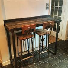 On this picture, i love the way the stool were made ! Diy Budget Counter Bar Kitchen Bar Table Bar Height Table Pub Table