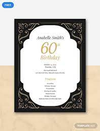 Birthday agenda template event planning party program luxury. Pin On Mothers