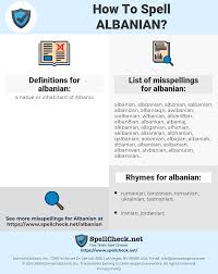 How To Spell Albanian And How To Misspell It Too Spellcheck Net