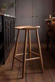 A comfortable bar stool is sure to have a footrest. The Most Comfortable And Supportive Wooden Stool By Devol Kitchens Stools For Kitchen Island Wooden Stools Wood Bar Stools