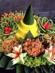 Tumpeng Resep Makan Siang Sehat Hiasan Makanan Resep Nasi