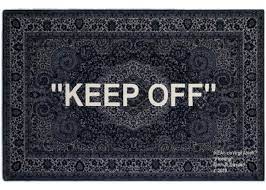 Virgil Abloh X Ikea Keep Off Rug 200x300 Cm Grey White Ikea Ikea Rug Ikea Art