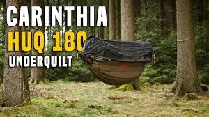 It works well with hennessy hammocks and. Carinthia Huq 180 Underquilt Hangematten Isolation Testbericht Gear Review Youtube