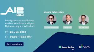 AI2GO Juni 2020: Das digitale Austauschformat rund um KI, Digitalisierung  und Wirtschaft