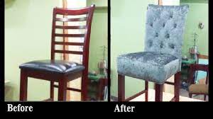 I am using a high quality velvet fabric with a luxurious touch. Diy How To Reupholster A Chair With A Built In Seat Alo Upholstery Youtube