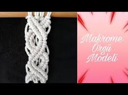 Model Benden Uygulama Sizden Makrome Orgu Modeli Youtube In 2020 Rope Bracelet Bracelets Jewelry