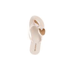 Zaxy Fresh Trip Beige Flat Finger Flip Flops For Woman