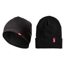 Milwaukee Workskin Mid Weight Hard Hat Liner With Black Beanie 422b 506b The Home Depot