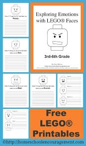 Free Exploring Emotions With Lego Faces 3rd 6th Grade Set