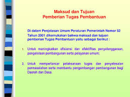 Pembagian tugas kelompok penyelenggara pemungutan suara (kpps) sesuai ketentuan pkpu ri nomor 08 tahun 2018 tentang pemungutan dan penghitungan suara pemilihan gubernur dan wakil gubernur, bupati dan wakil bupati dan / wali kota dan wakil walikota ketua kpps memberikan. Penyelenggaraan Tugas Pembantuan Ppt Download