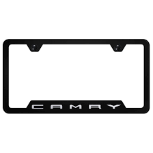 Est and your order ships same day. Toyota Camry Black Stainless Steel License Plate Frame Gf Cam Eb Ebay