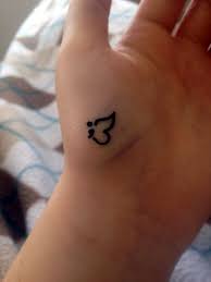 Small Tattoos With Meaning On Pinterest Tattoos With Meaning Small Tiny Butterfly Tattoo Butterfly Wrist Tattoo Semicolon Butterfly Tattoo