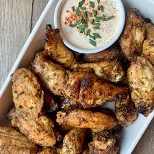Garlic ranch chicken wings recipe is our favorite recipe for crispy baked. Ranch Smoked Chicken Wings With Spicy Ranch Dipping Sauce Braising The Bar