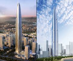 The wuhan greenland center is currently being built in the chinese metropolis of wuhan. Wuhan Greenland Center Wuhan China