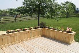 Sawdust Therapy Home Improvement Backyard Planters Deck Planters Patio Flower Boxes